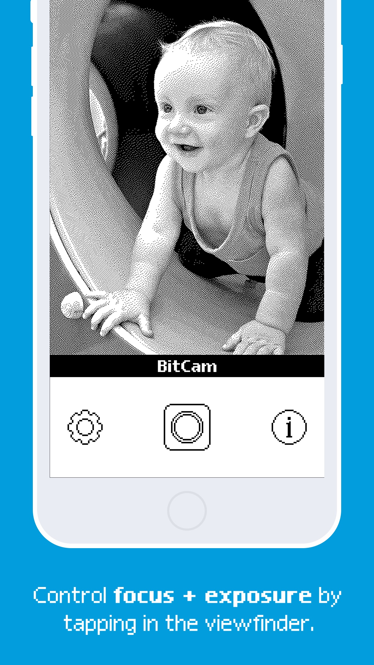 Screenshot do app BitCam