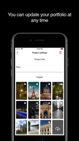 ShowcaseMe, minimalist folio screenshot