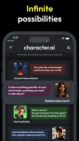 Game screenshot Character AI: AI-Powered Chat hack