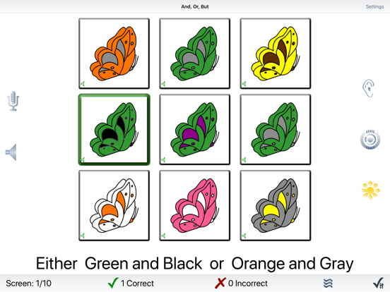 And, Or, But… iPad screenshot