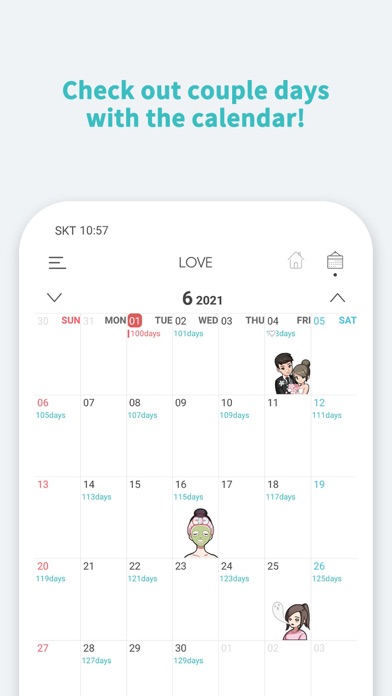 Couple Widget - Love Countdown Screenshot
