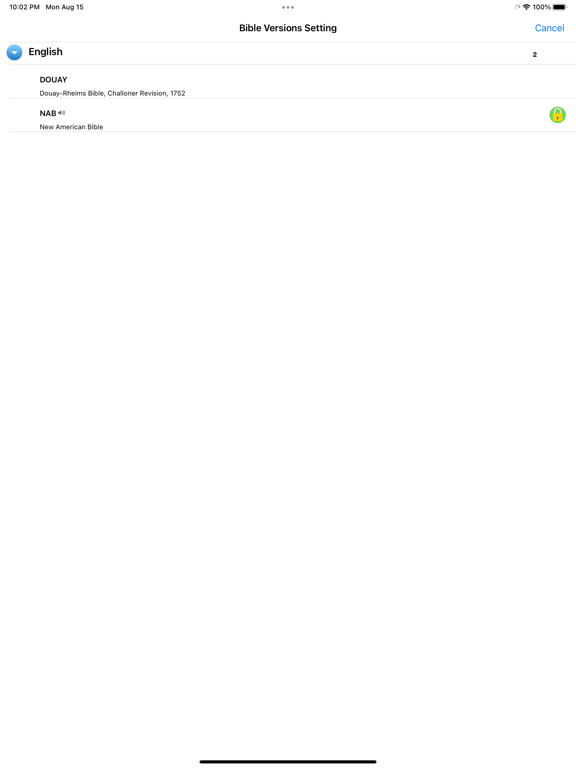 Screenshot #6 pour Catholic Audio Holy Bible