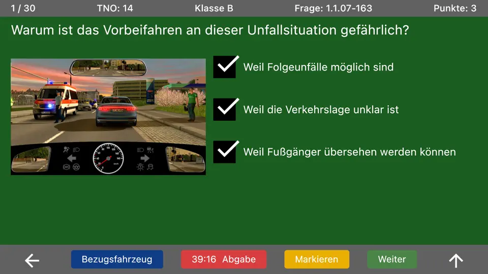 Screenshot von Fahrschule.de 2026 auf dem iPhone 5
