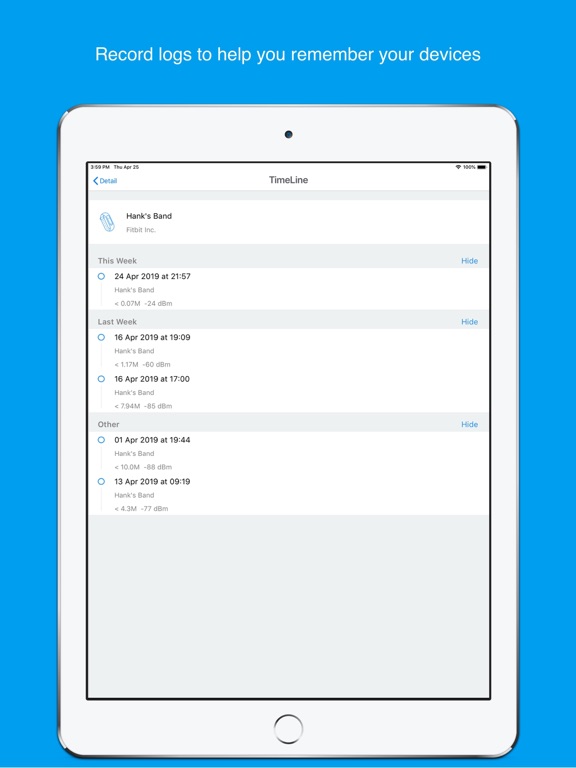 BLE Finder:Device Discoverer iPad screenshot 4 - Utilities app