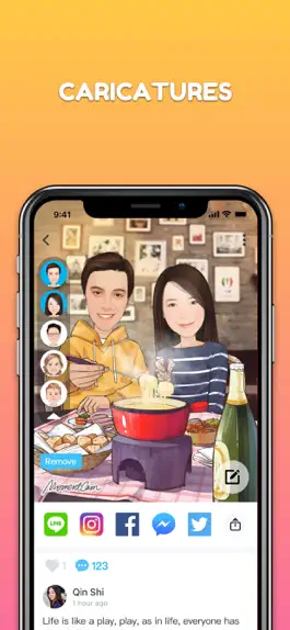 Game screenshot MomentCam Cartoons & Stickers apk