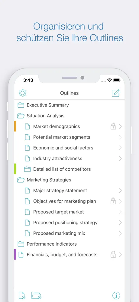 Cloud Outliner - Nested Lists