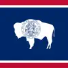 Wyoming emoji - USA stickers delete, cancel