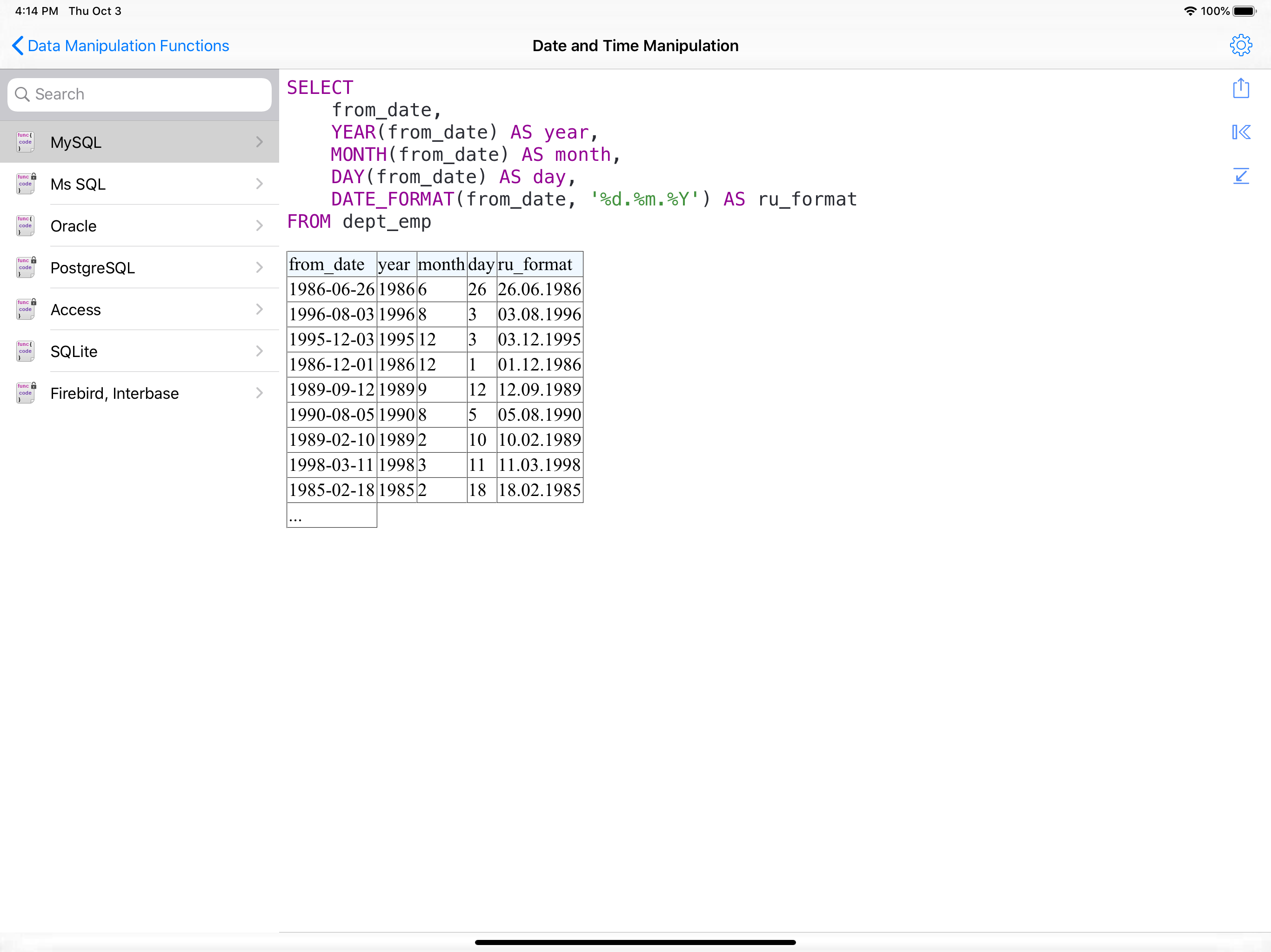 SQL Recipes
