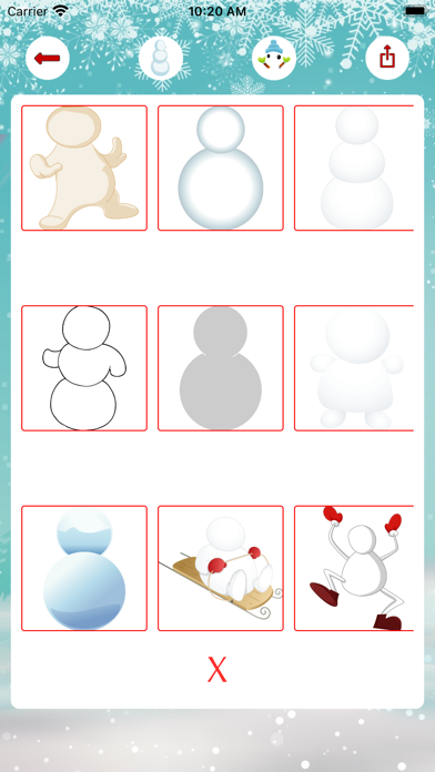 Screenshot #3 pour Arbre de noël et bonhomme de n