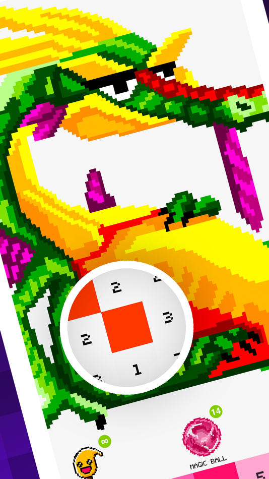 #1. Magico: Fun Pixel Art Coloring (iOS) 由: Vadim Gladkikh