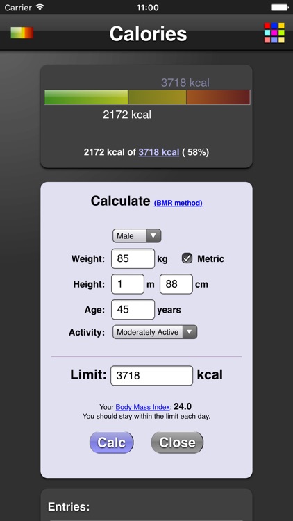 Calories screenshot-3
