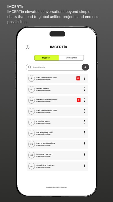 BlockCerts WorkCERTin Screenshot