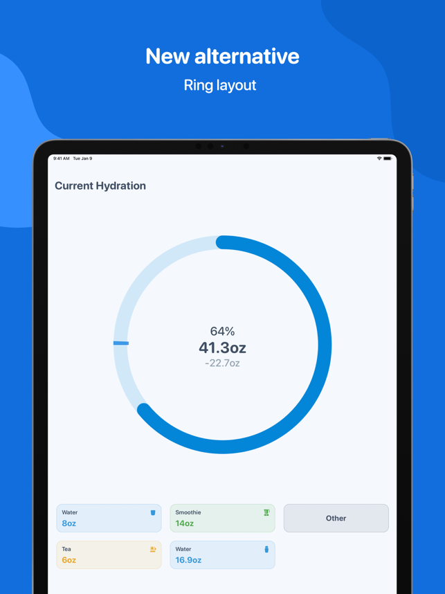 Skjermbilde for Water Tracker WaterMinder