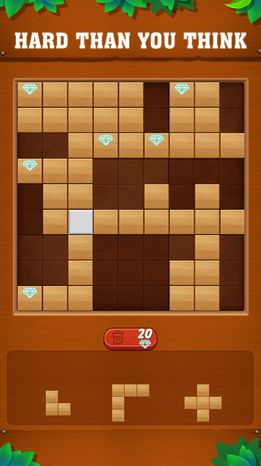 #2. Timber Doku : Block Puzzle (iOS) By: Mai Bui