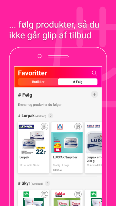 Tilbudsavis appen af Danmark Screenshot