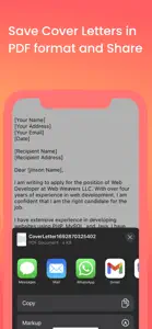 CoverCraft - AI Cover Letter screenshot #5 for iPhone