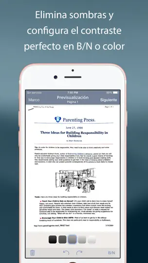 Captura de pantalla de TurboScan™ Pro en iPhone 3