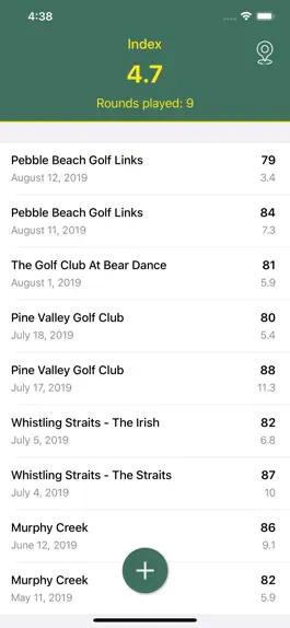 Game screenshot Pin High - Golf Index Tracker mod apk