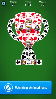 freecell solitaire card game iphone screenshot 3