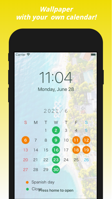 SnapCalendar- with your photos Screenshot