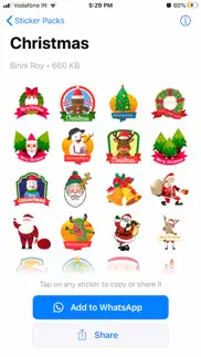 How to cancel & delete christmas stickers -wastickers 2