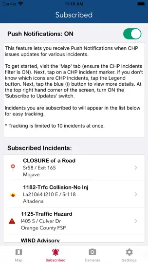 California 511 Road Conditions iPhone Screenshot 4