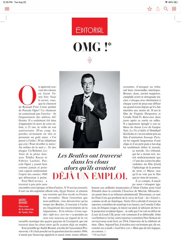 Screenshot #5 pour Vanity Fair Magazine France