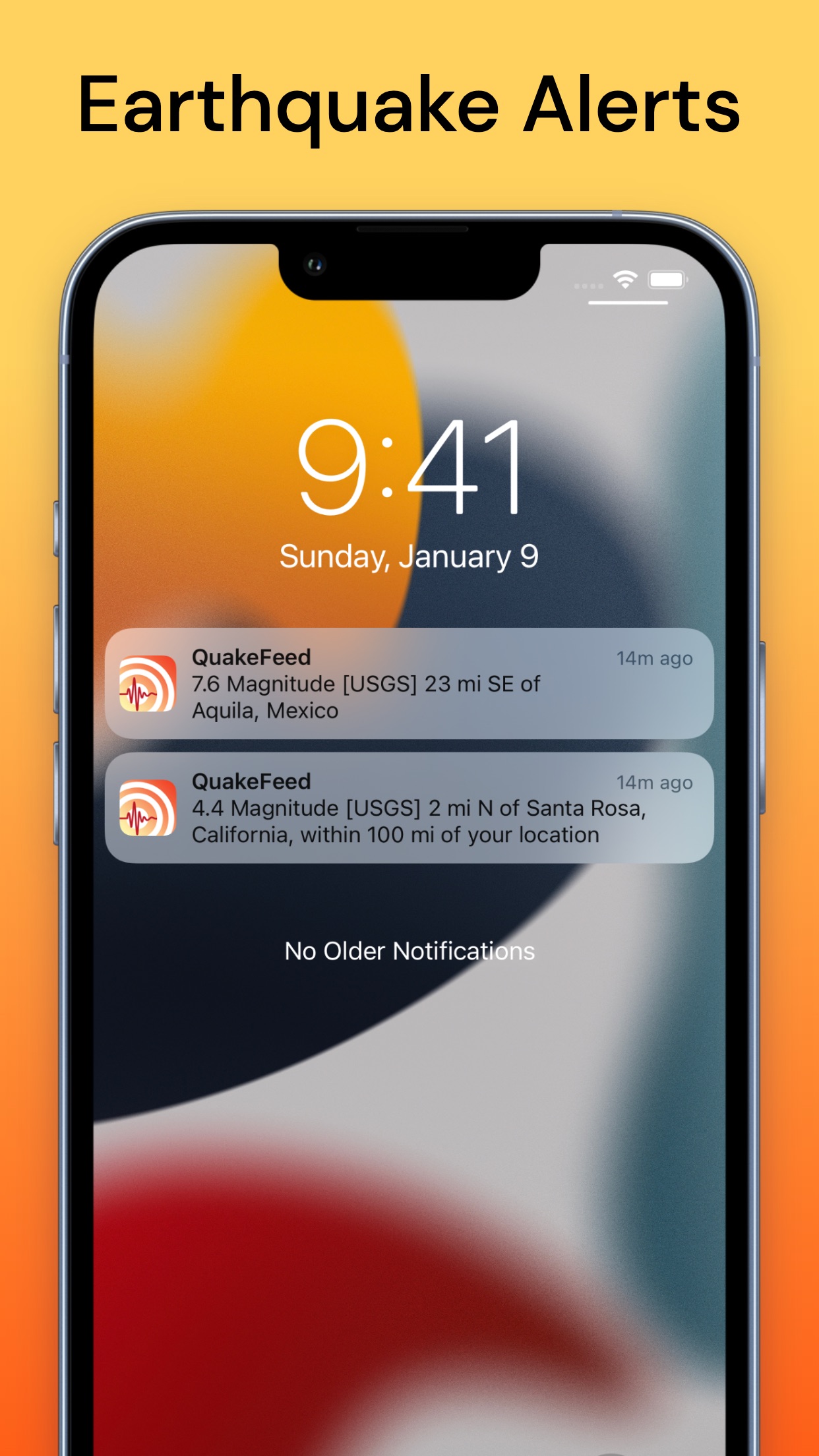 QuakeFeed Earthquake Alerts screenshot 3