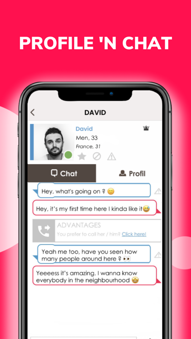 TCHATCHE: Chat and Dating Screenshot