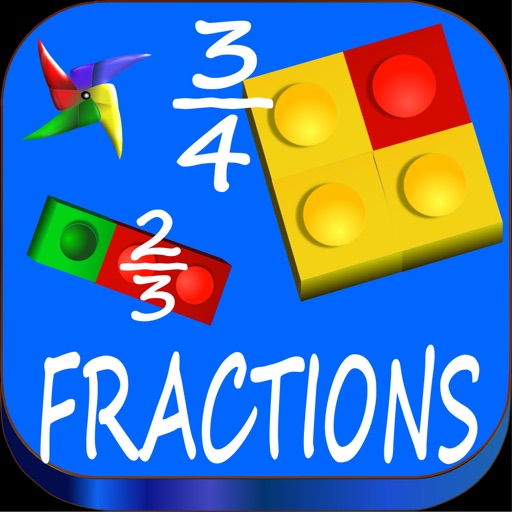 Fractions Learn Games for Kids icon