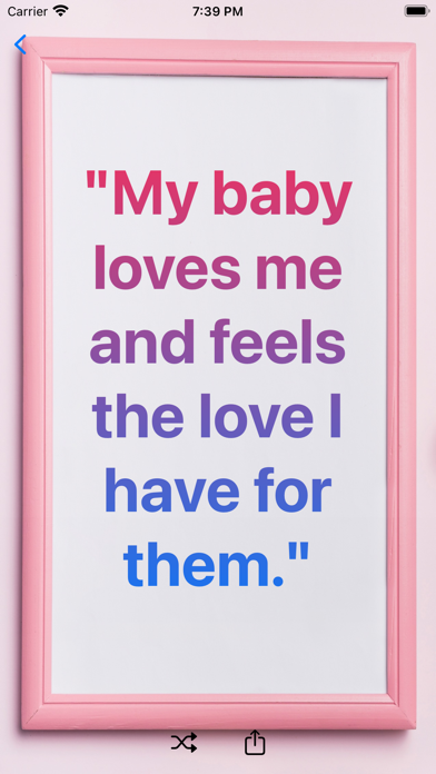 Pregnancy Affirmations Screenshot