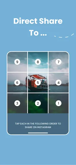 Game screenshot Grids for Instagram - 9 photos apk