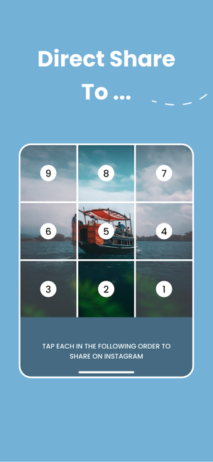 ‎Grids for Instagram - 9 photos Screenshot