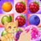 Join To Shiro and his friends in the Shiro Sweet Fruit Match 3 Game matching game adventure Shiro Fruit Crush Match 3