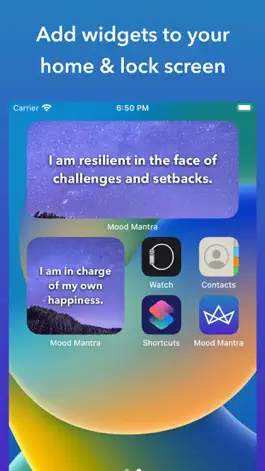 Game screenshot Affirmations & Widgets mod apk