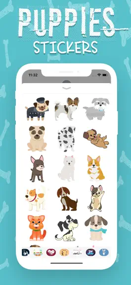 Game screenshot Cute Puppies Stickers! hack