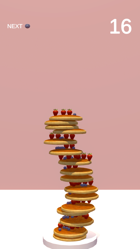 #4. Stack Pancake 3D (iOS) 来自: Codepaint Inc.