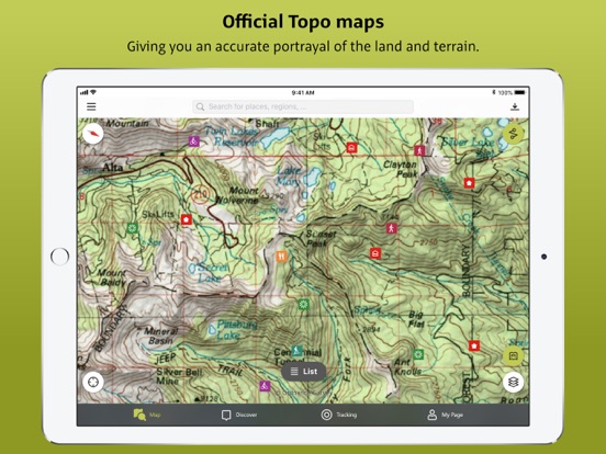 Outdooractive: navigatie GPS iPad app afbeelding 3