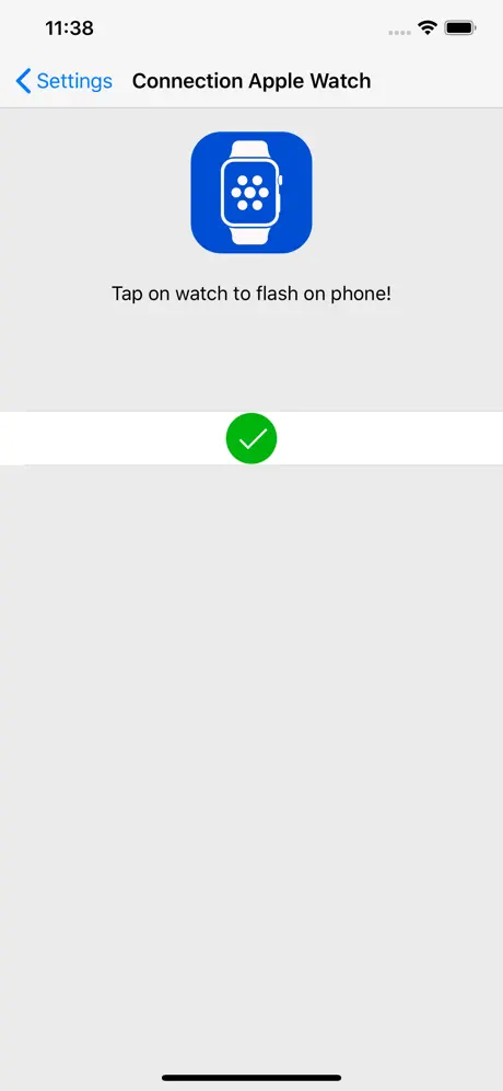 Tap to Flash Light