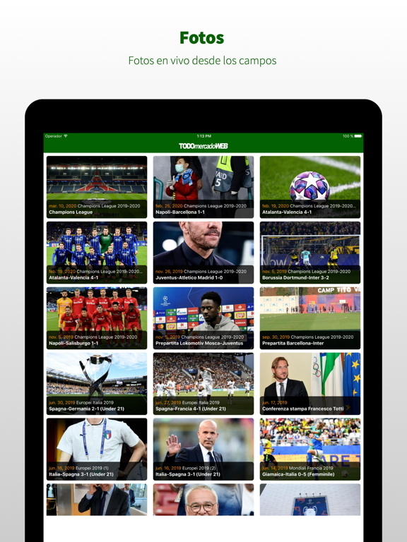 TodoMercadoWeb.es iPad screenshot 5 - Sports app
