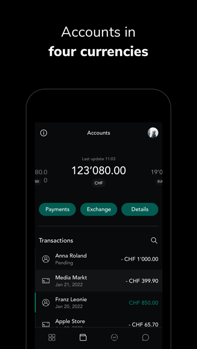 Alpian: Swiss Mobile Banking Screenshot