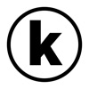 kegel - black & white icon