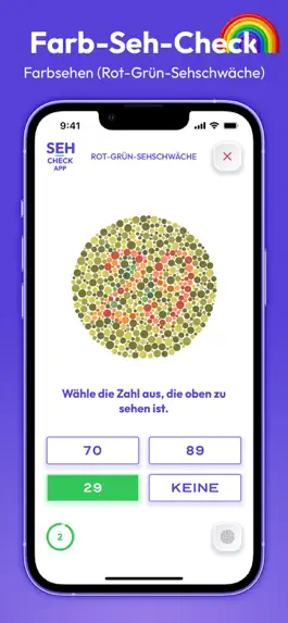 Game screenshot Seh-Check-App – Sehtest apk