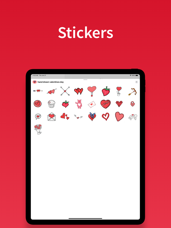 Screenshot #5 pour Stickers Saint Valentin emoji