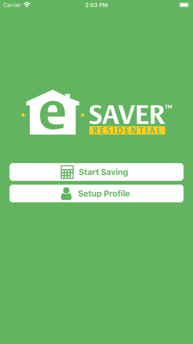 Emerson e-Saver™ Residential Screenshot