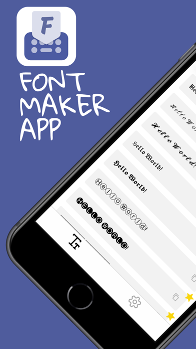 Fontmaker: Custom Keyboard Appのおすすめ画像1