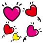Hearts 4 Stickers app download