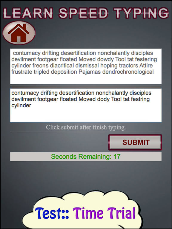 Typing Faster Made Easy iPad screenshot