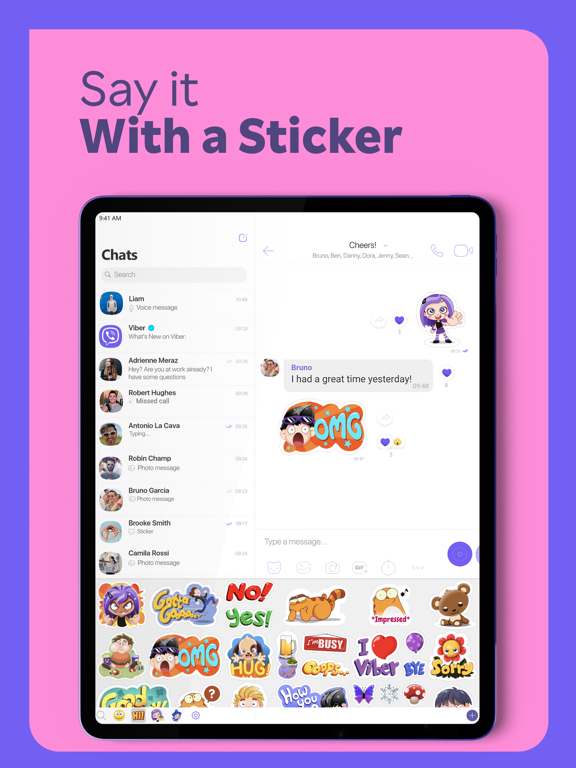 Viber Messenger: Chats & Calls