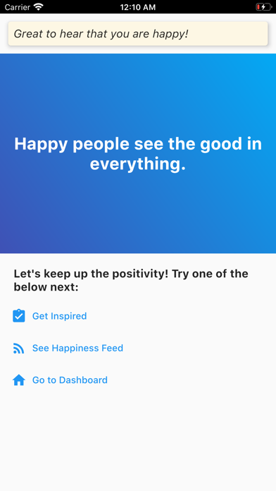 Positivo - The Positivity App Screenshot